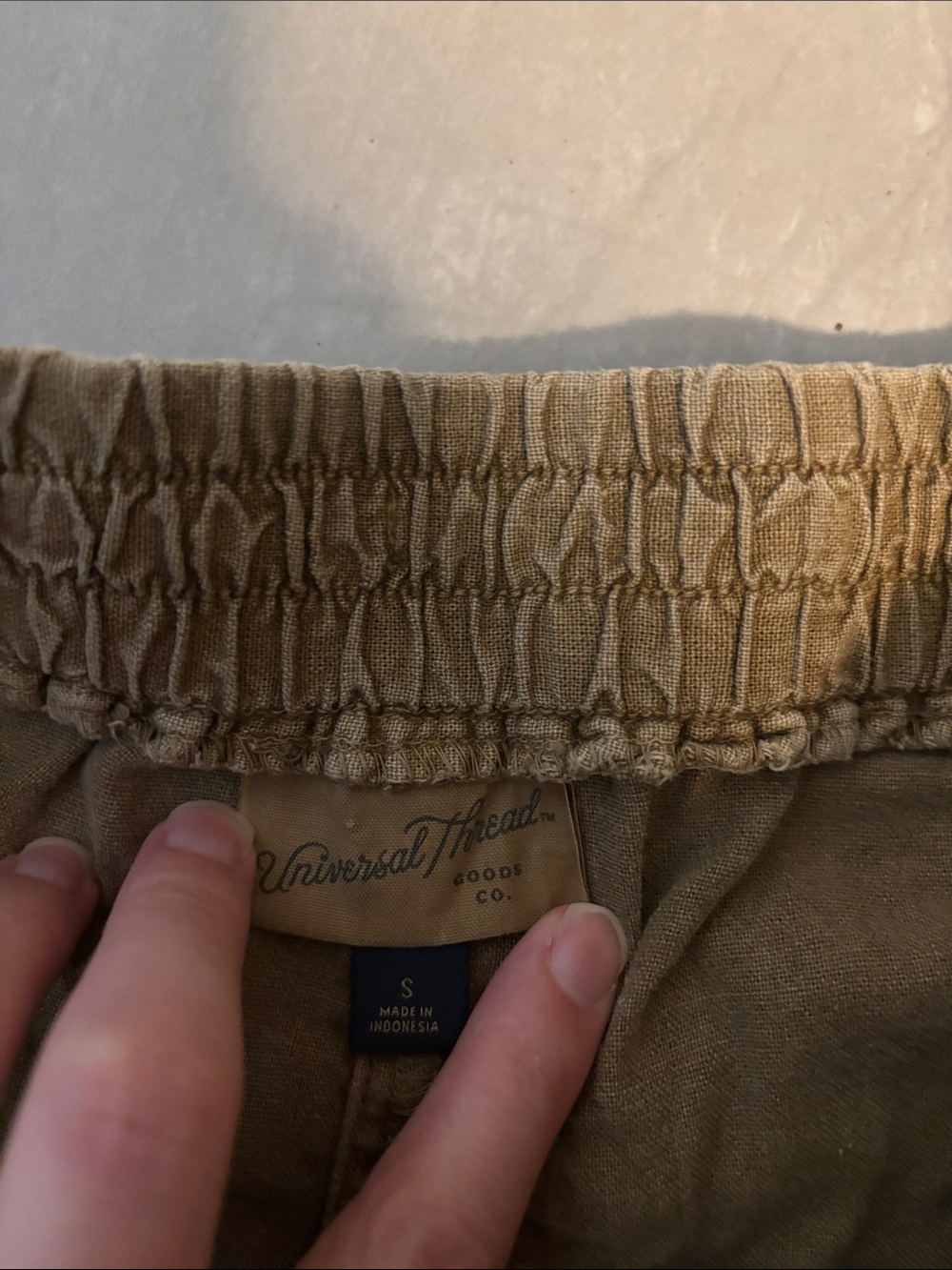 Universal Thread Olive Drawstring Utility Shorts Size S - Picture 2 of 7